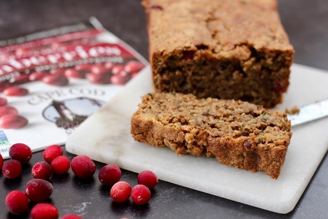 Gluten-Free Cranberry Zucchini Bread