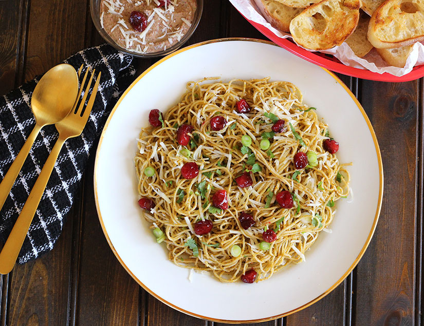 Cranberry Pesto Pasta