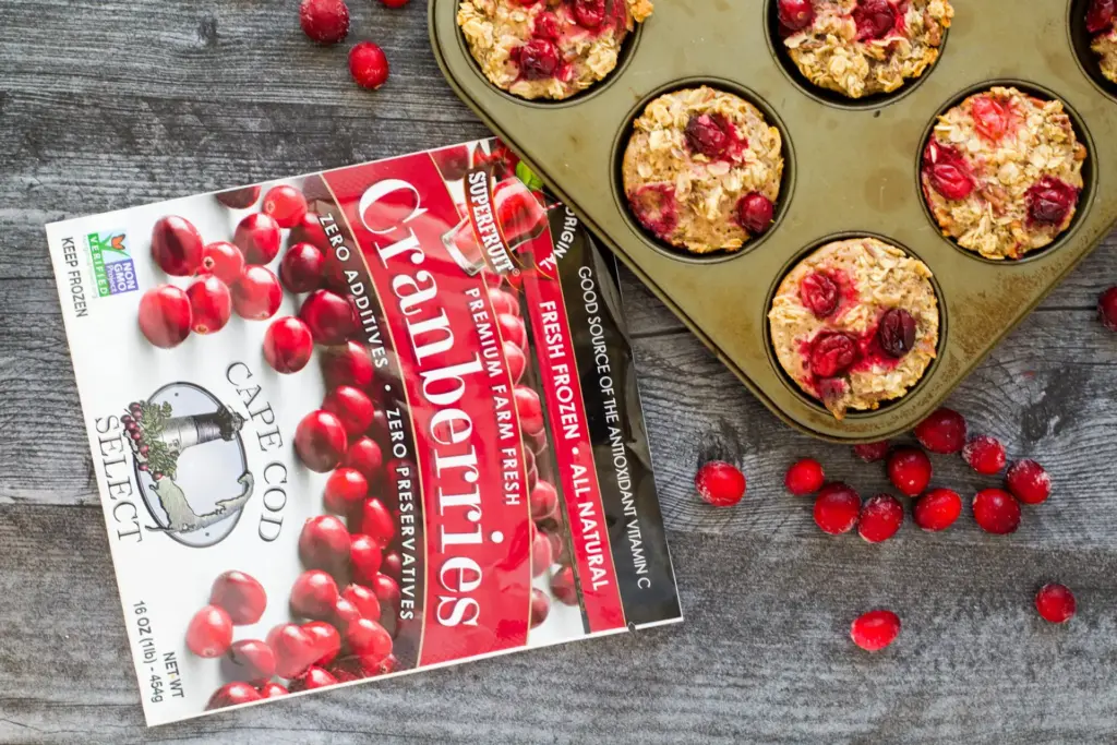 Cranberry Pecan Baked Oatmeal Cups