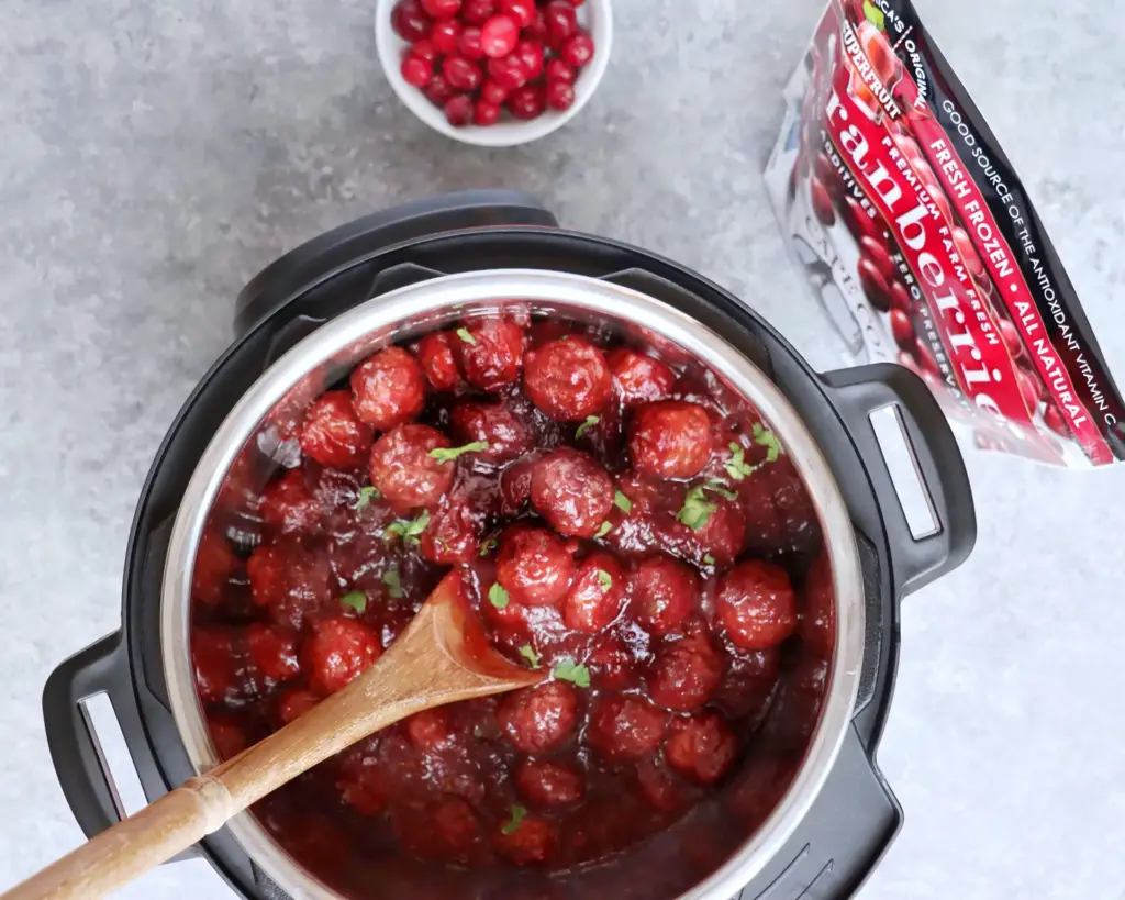Cranberry BBQ Meatballs