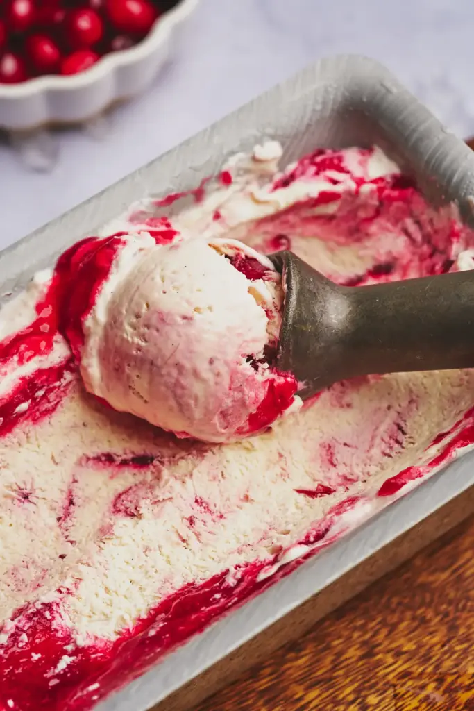 Sugar Free Cranberry Ice Cream
