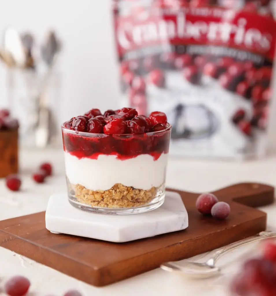 Cranberry Goat Cheese Parfait