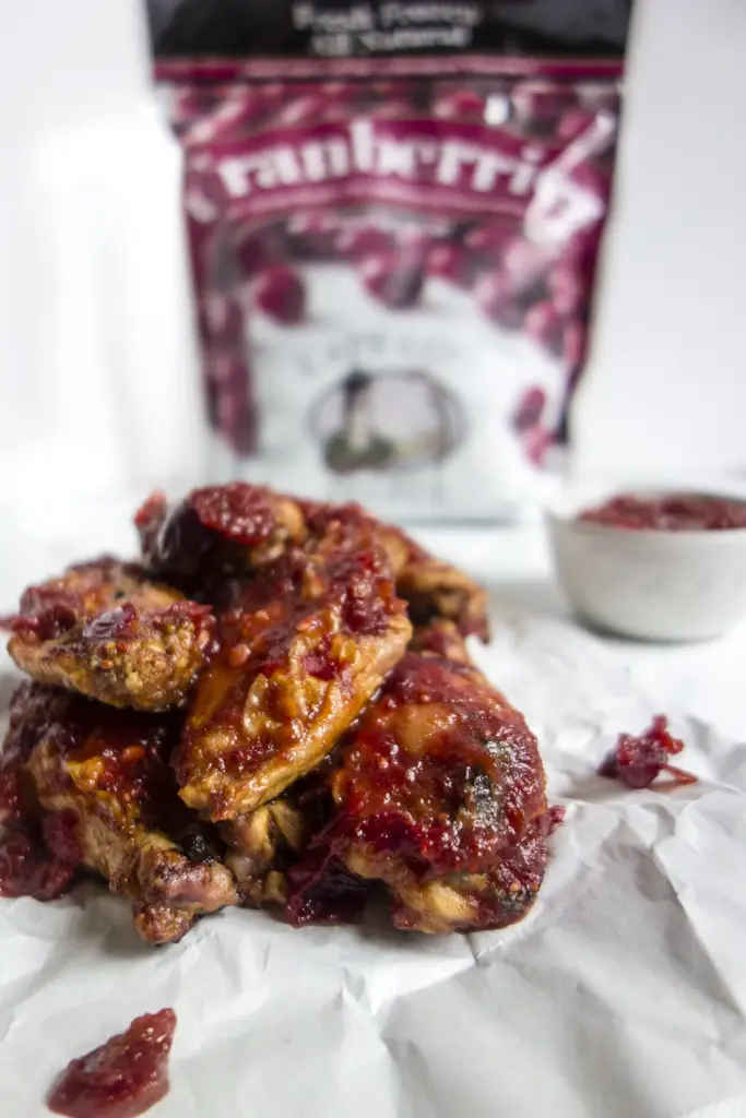 Cranberry Glazed Asian Sticky Wings