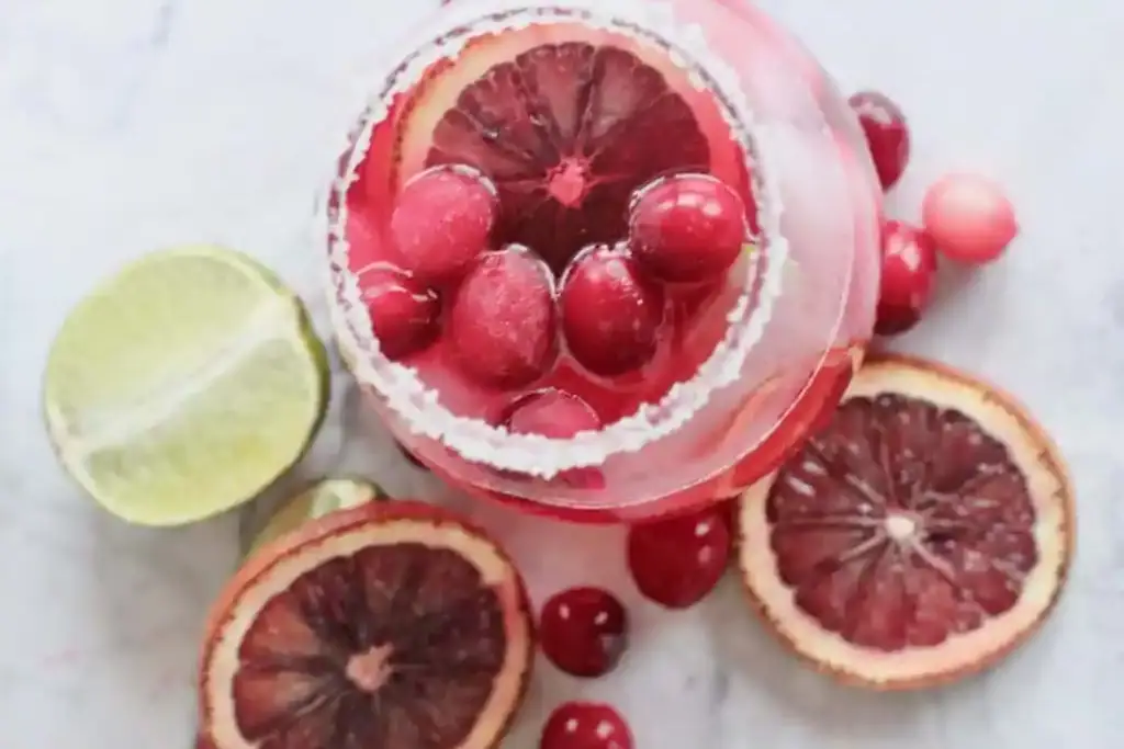 Cranberry Blood Orange Cadillac Margarita