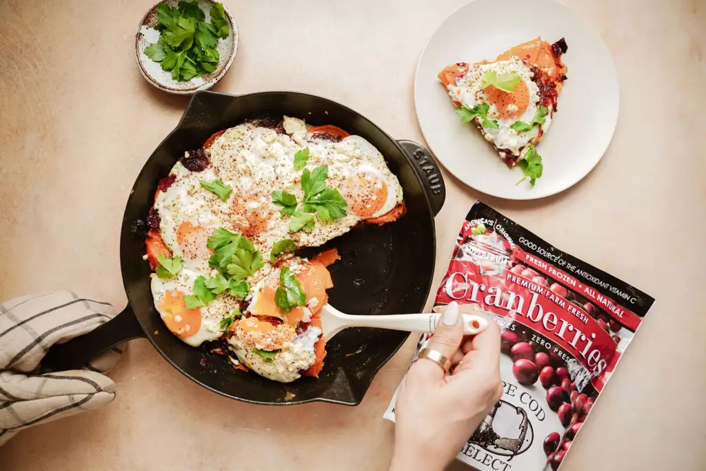 Sweet Potato Cranberry Breakfast Bake