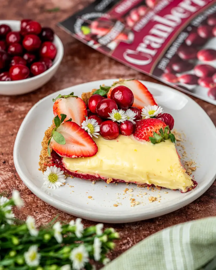 Cranberry Strawberry Almond Tart