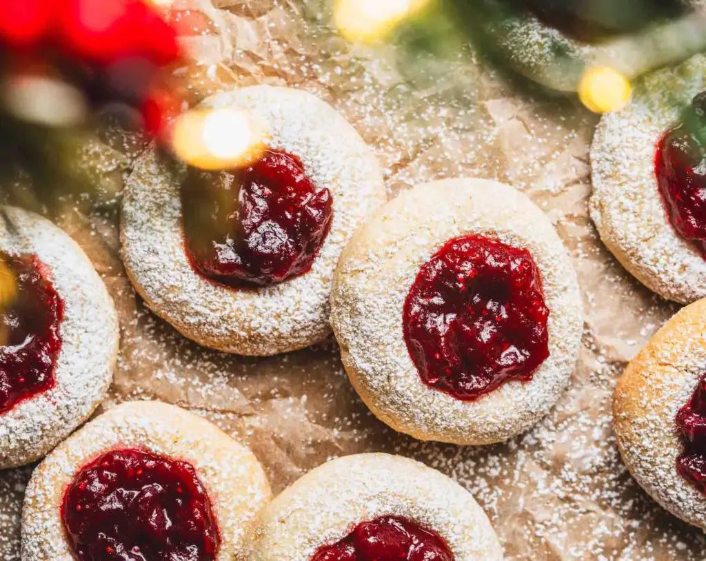 Cranberry Thumbprint Cookies