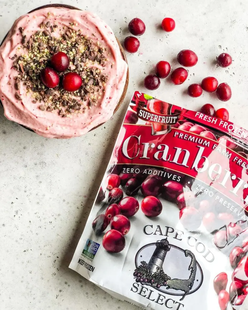 Banana Cranberry Nice Cream
