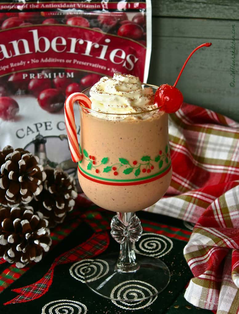 Frosty Chocolate Cranberry Frappe