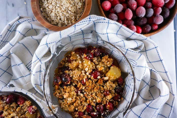Cranberry Pear Crisp