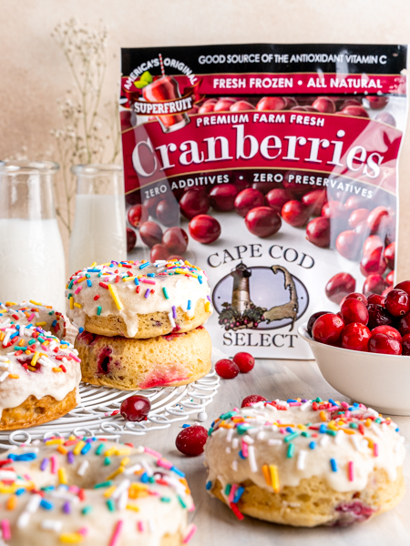 Cranberry Orange Donuts